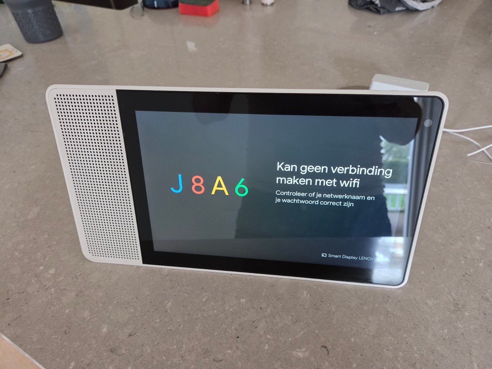 Lenovo Smart Display - Slimme Assistent met Scherm, Ophalen of Verzenden, Gebruikt