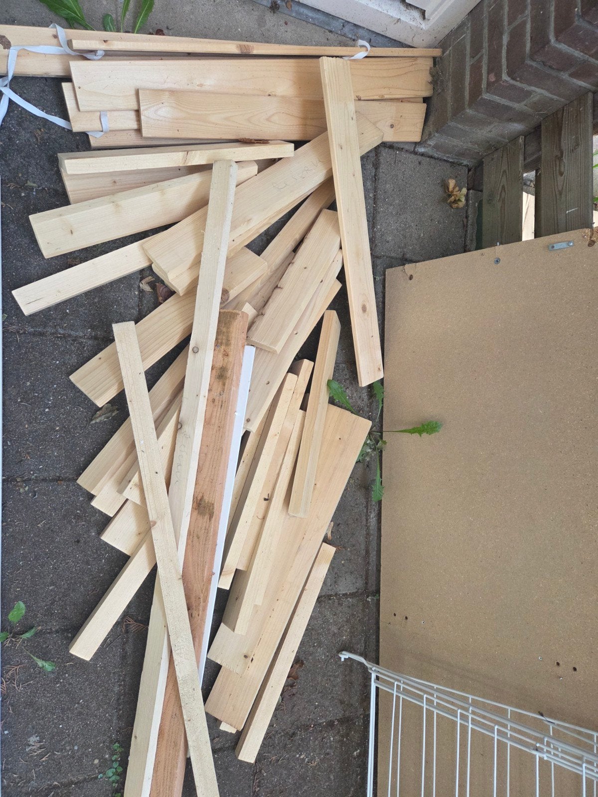 Nieuw Steigerhout - Op Maat Gezaagd, Doe-het-zelf en Verbouw, Hout en Planken, Ophalen, 25 tot 50 mm, Nieuw, Plank