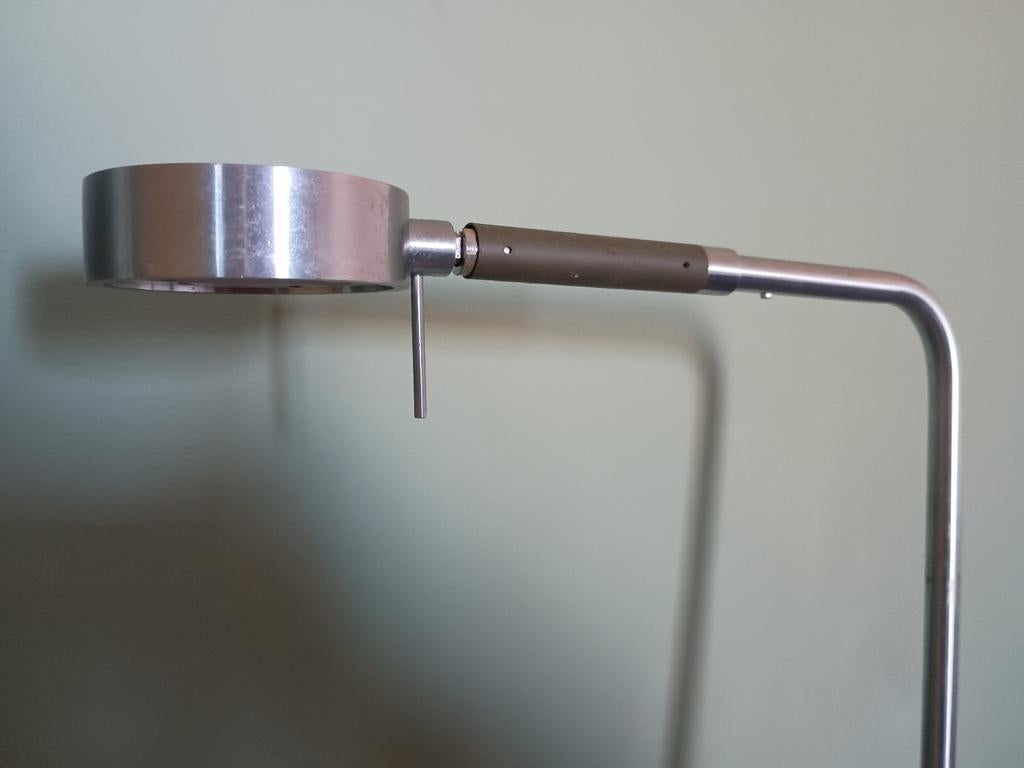 Staande lamp van Ricard Ferrer Metalarte Spanje 80 jaren, Ophalen of Verzenden, Metaal, Modern,  elegant, industrieel,, 150 tot 200 cm