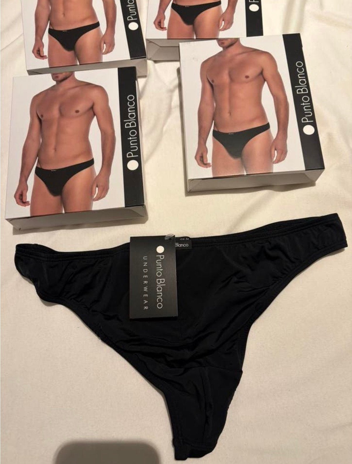 Punto Blanco Polyamide String maat M, Kleding | Heren, Ondergoed, Verzenden, Zwart, Slip