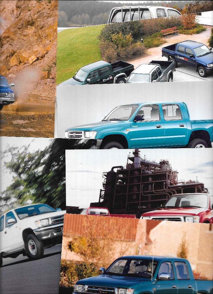 TOYOTA HILUX  1998,  fabrieksfoto's, Ophalen of Verzenden, Zo goed als nieuw, Toyota