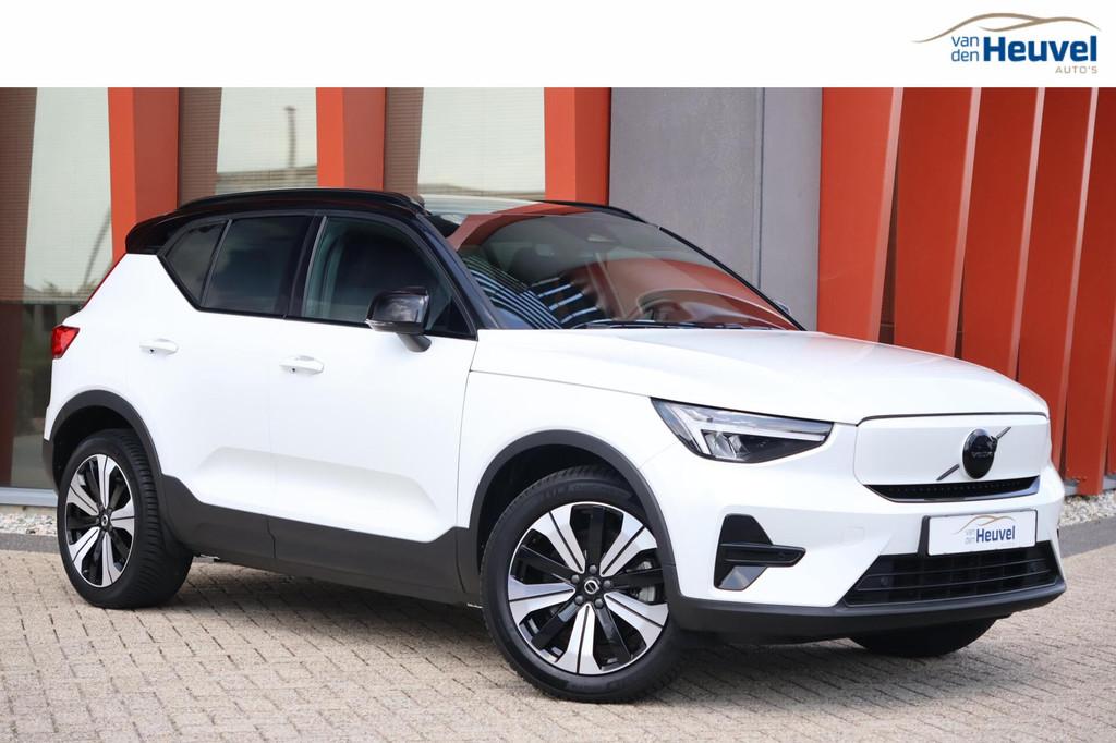 Volvo XC40 Recharge R Design 70 kWh | Stoelverwarming | Park, Auto's, Volvo, 12 maanden, Stof, Wit, 231 pk