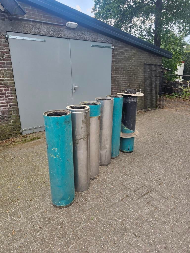 Kachelpijpen dubbelwandig, Ophalen of Verzenden, Afzuiger