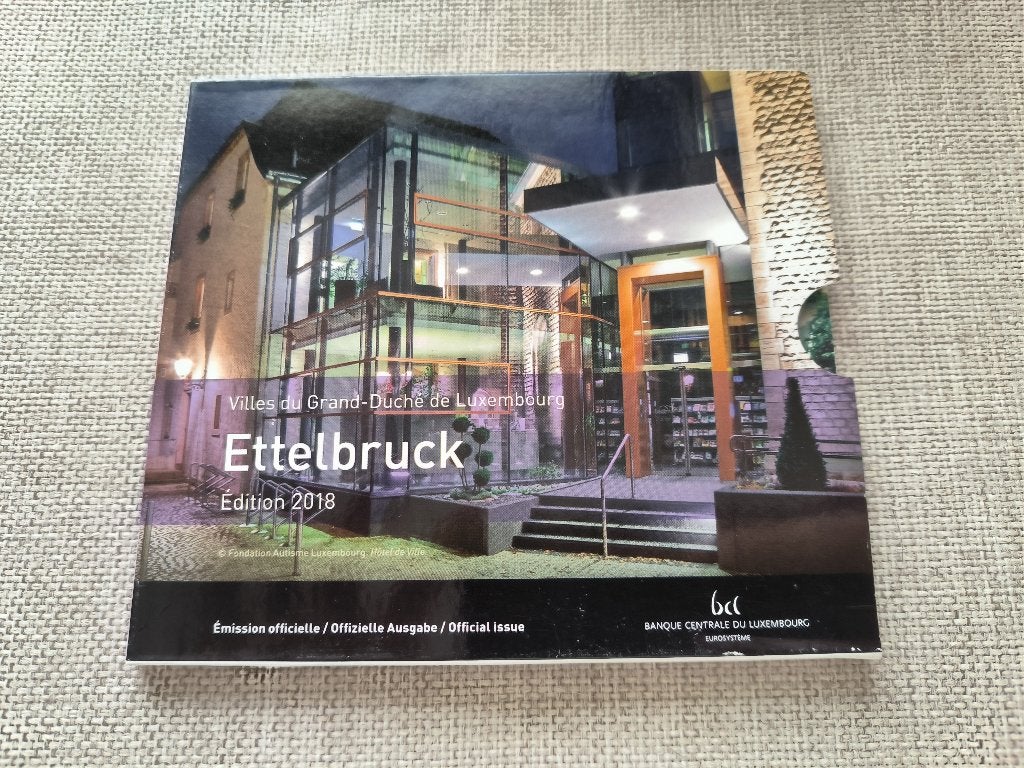 Euro - Luxemburg - BU set - 2018 - Ettelbruck, Ophalen of Verzenden, Luxemburg, 2 euro, Setje