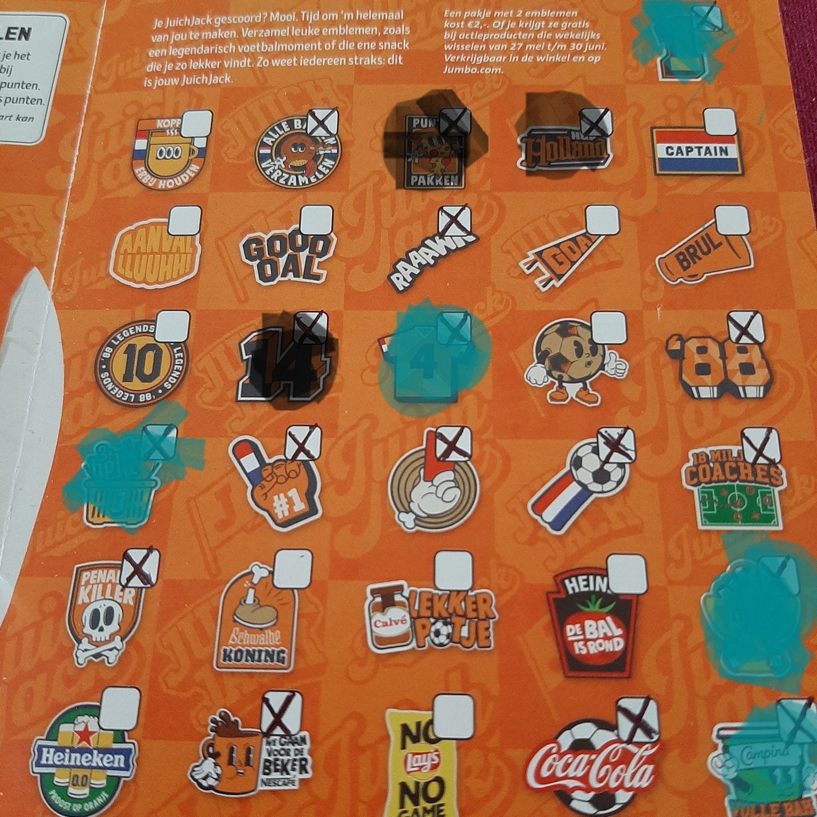 Jumbo Juich Jack Voetbal Emblemen, Ophalen of Verzenden, Nieuw, Overige sporten, Poster, Plaatje of Sticker