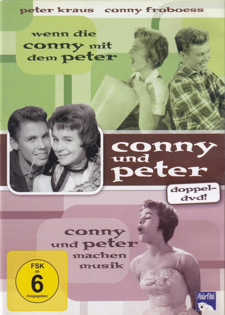 Te koop dubbel dvd film 1 wenn die conny mit dem peter, Alle leeftijden, Ophalen of Verzenden, Duits, Film