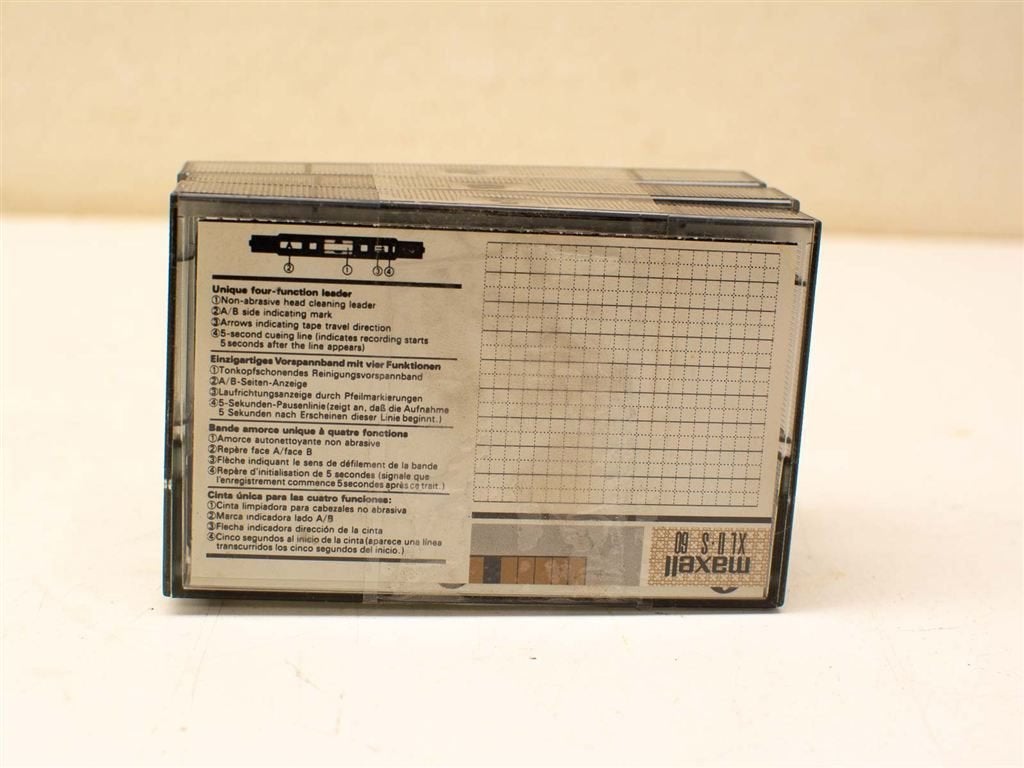 3 Maxell cassettebandjes 36987, Cd's en Dvd's, Ophalen of Verzenden, Gebruikt, Overige genres, 1 bandje