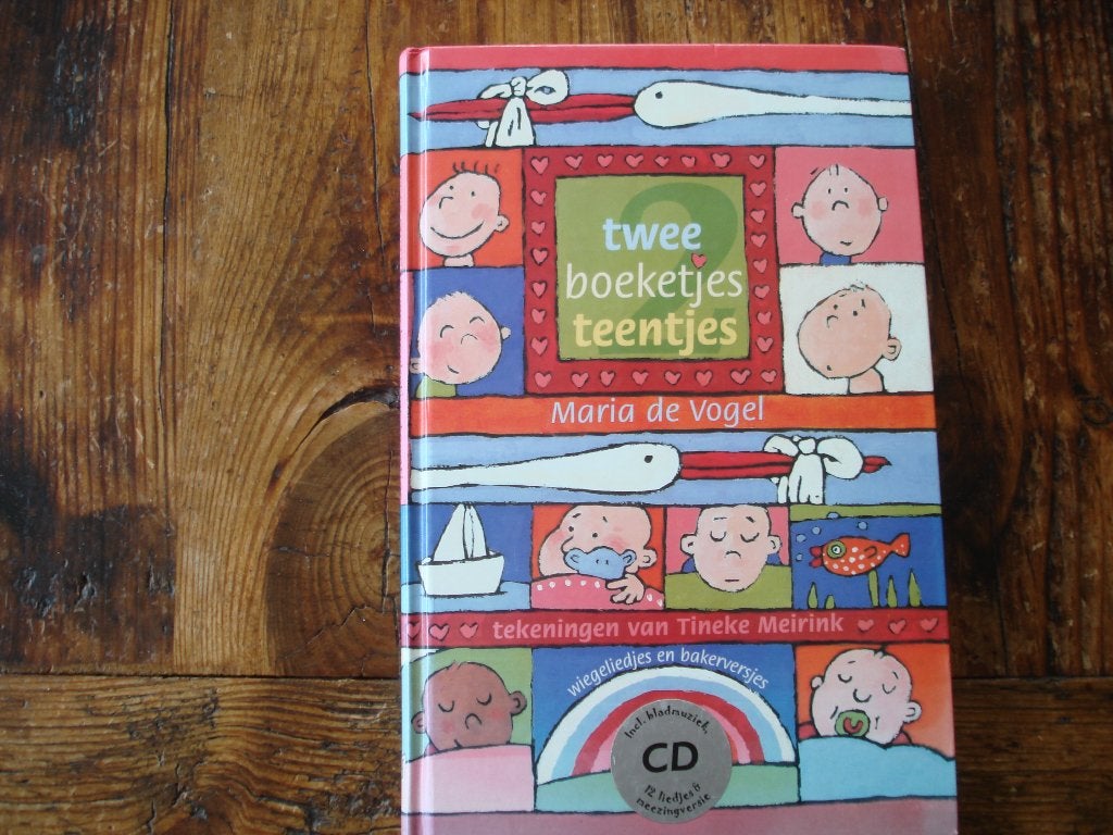 kleuter,04(1280) twee boeketjes teentjes. Maria vogel., Ophalen of Verzenden, Zo goed als nieuw, Fictie algemeen