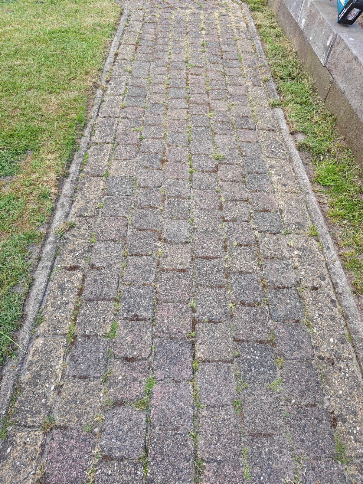 15m2 coblestones 10x10 GRATIS, Ophalen of Verzenden, Gebruikt, Beton, Klinkers