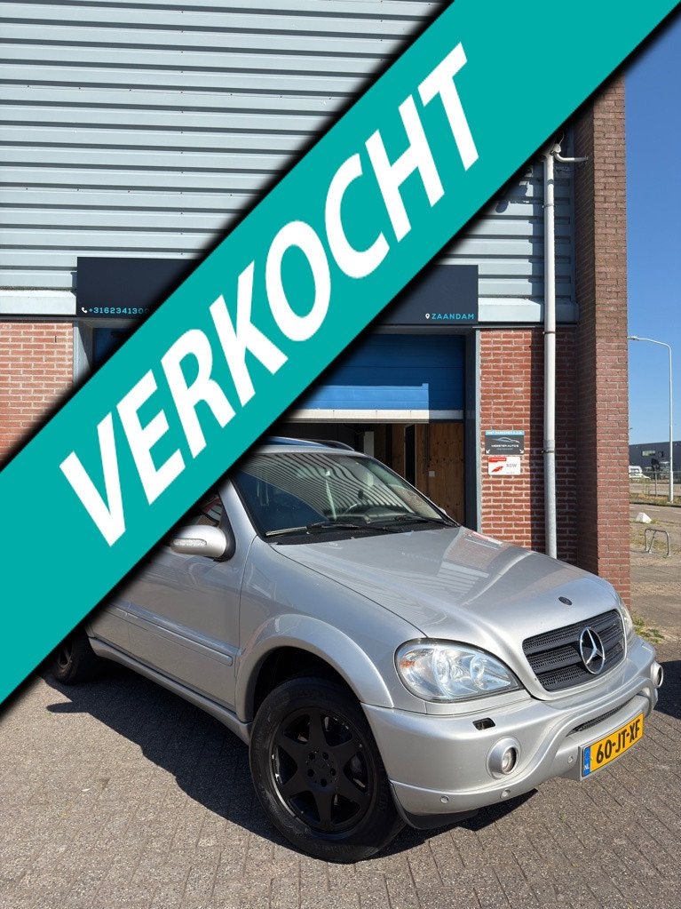 Mercedes-Benz M-klasse 320 YOUNGTIMER VOL OPTIES TREKHAAK, Automaat, Gebruikt, Automatische klimaatregeling, 138 €/maand