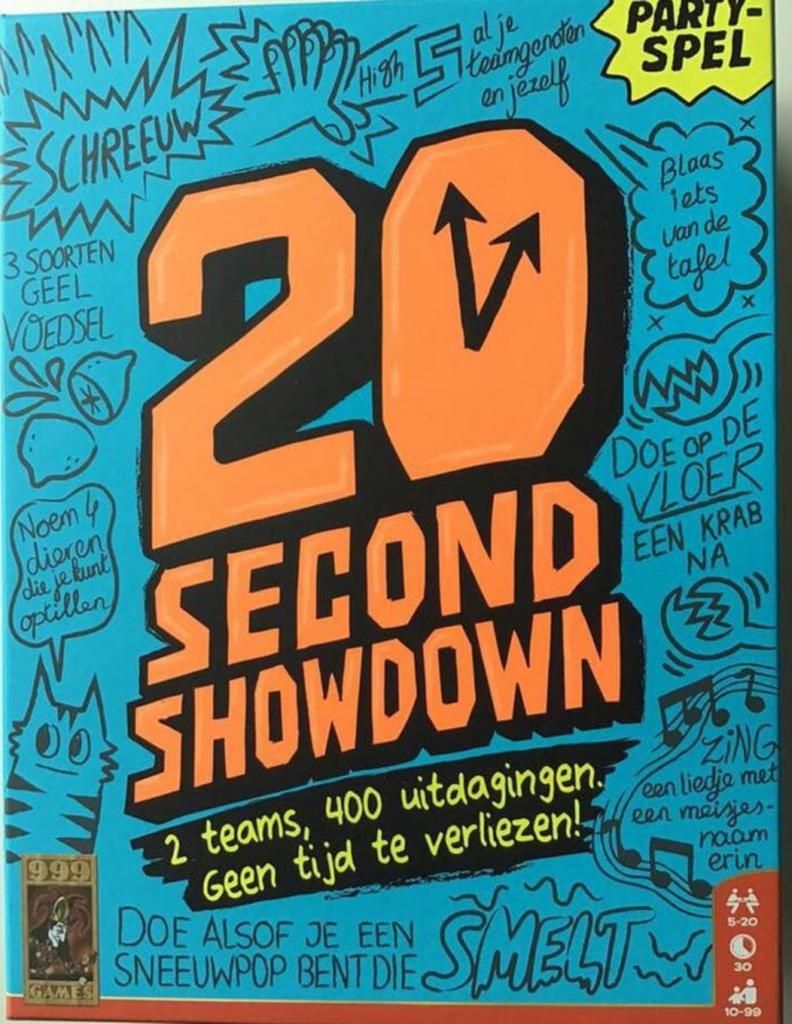 20 Second Showdown - vanaf 10 jaar - NIEUW, Vijf spelers of meer, Ophalen of Verzenden, Nieuw