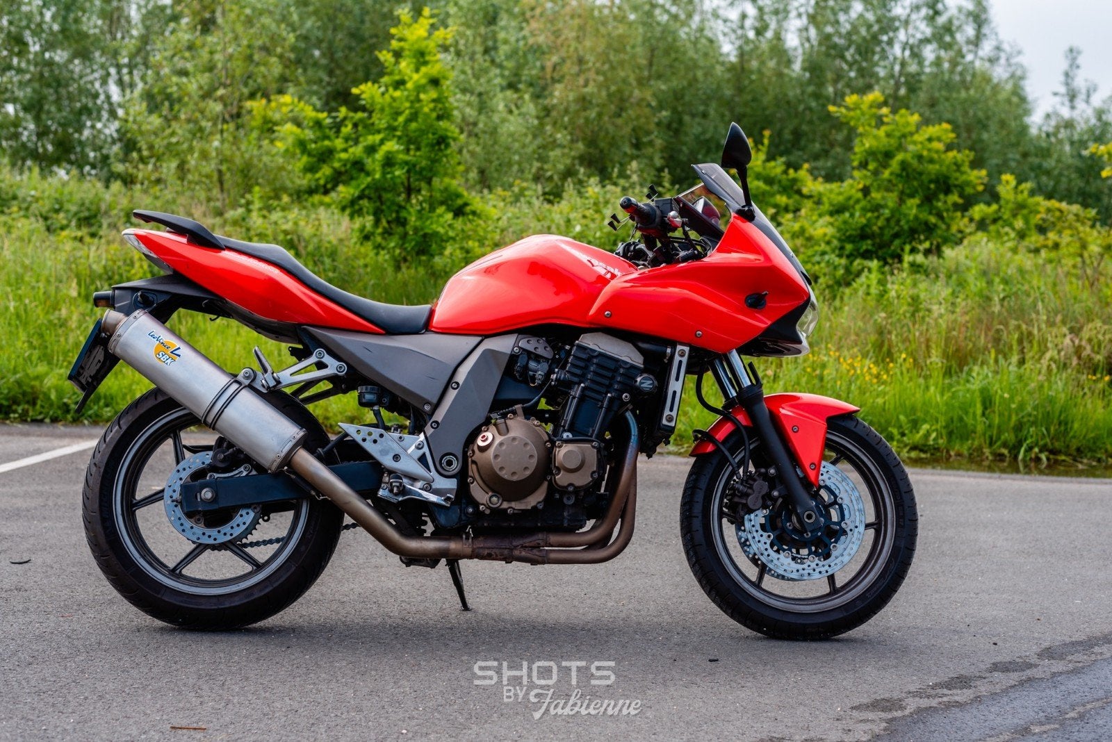 Kawasaki z750s met sportuitlaat, Sportuitlaat, 4 cilinders, Motorrijbewijs A, Gebruikt