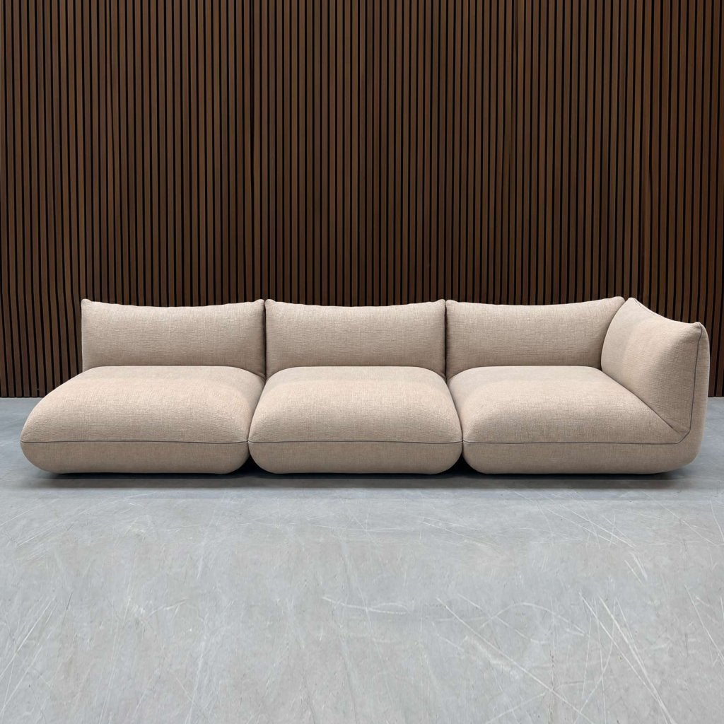 COR Jalis 3-Piece Modular Sofa – Beige Fabric, Antiek en Kunst, Ophalen of Verzenden