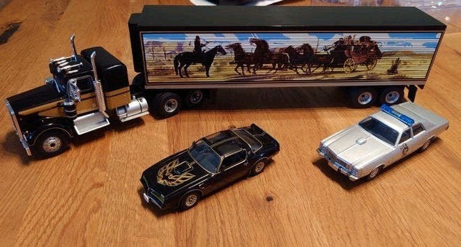 Smokey and the Bandit set, Ophalen of Verzenden, Zo goed als nieuw, Auto, Overige merken