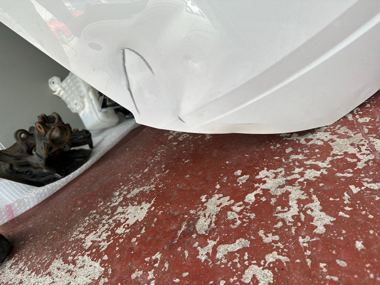 Witte Motorkap seat ibiza 2017+ 6F0823031B, Gebruikt, Voor, Ophalen of Verzenden, Seat
