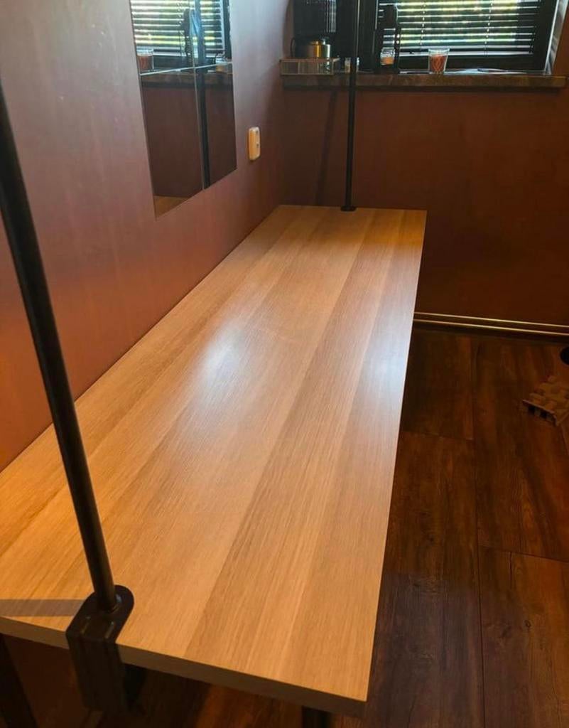 Tafel Lagkapten 200x60, Huis en Inrichting, Bureaus, Ophalen, Zo goed als nieuw