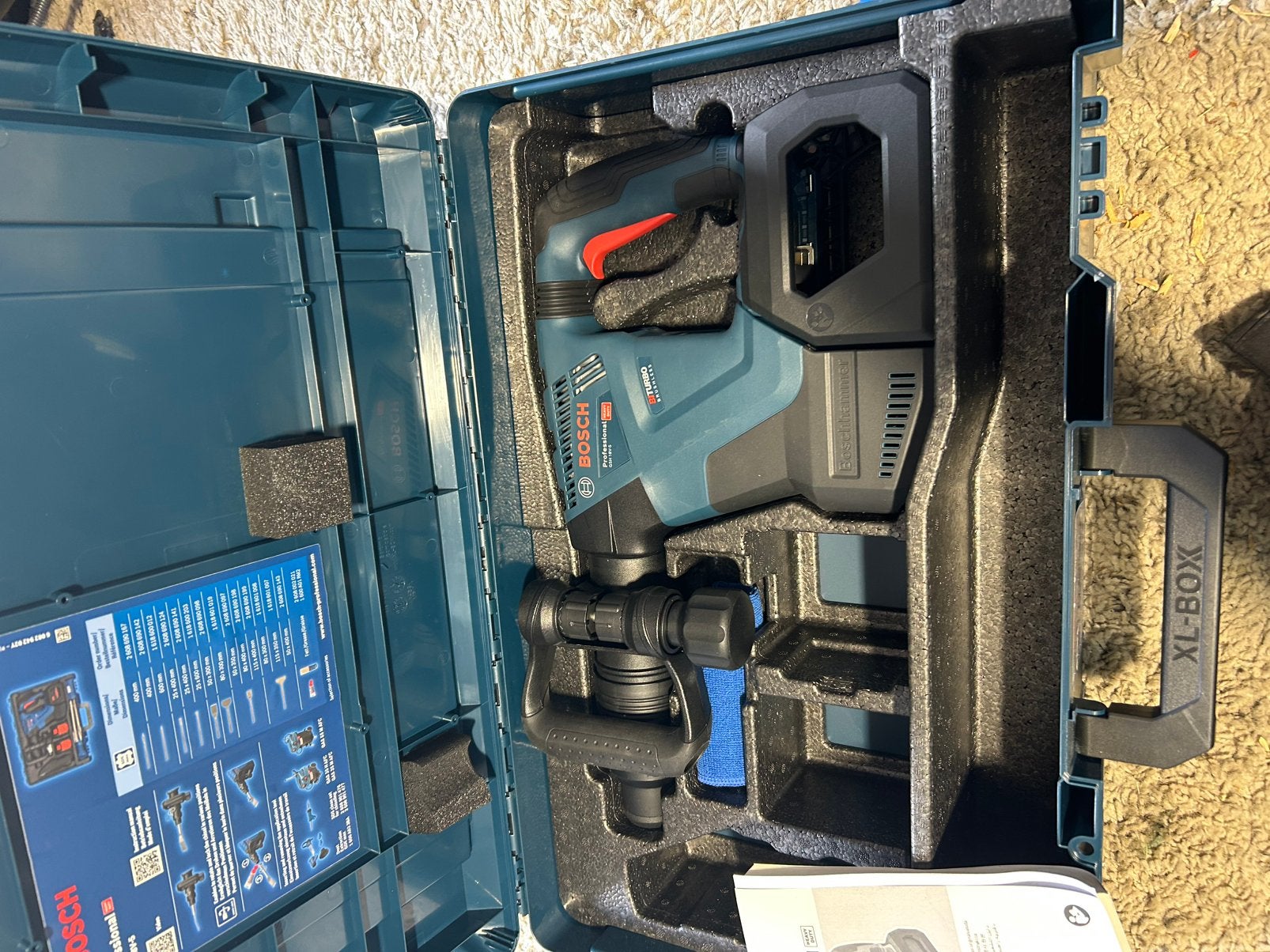Bosch GSH 18V-5 Accu breekhamer set excl. accu's en lader, Ophalen of Verzenden, Nieuw, Boor- en/of Breekhamer