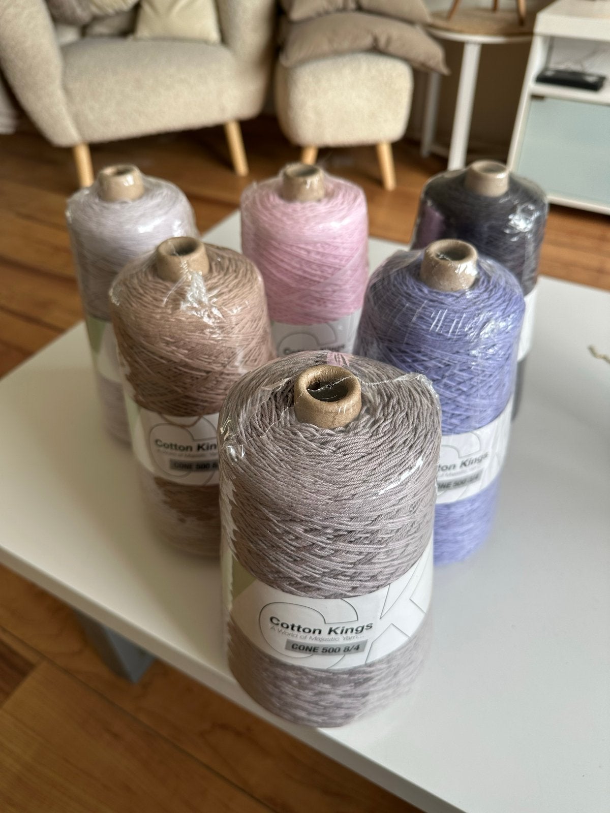 Cotton Kings Cone 500 8/4 Katoen Garen - Diverse Kleuren, Ophalen of Verzenden, Nieuw, Breien of Haken, Wol of Garen