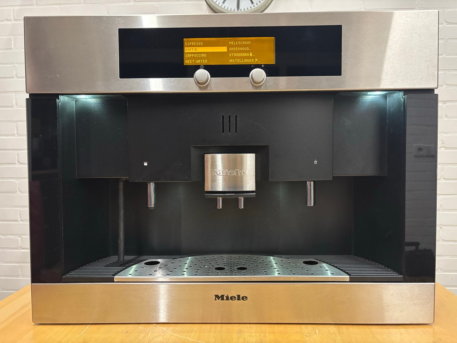 Miele CVA 4060 Inbouw Koffiemachine - Volautomaat, Ophalen, Gebruikt, Koffiemachine, Koffiebonen