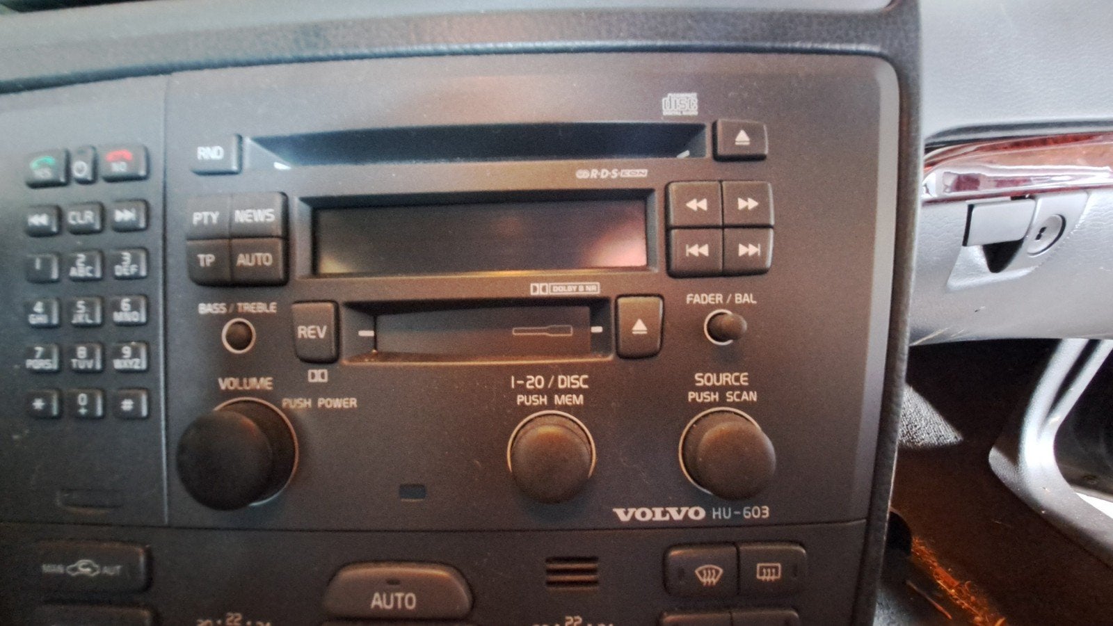Volvo HU-603 Autoradio, Auto diversen, Autoradio's, Ophalen of Verzenden, Gebruikt