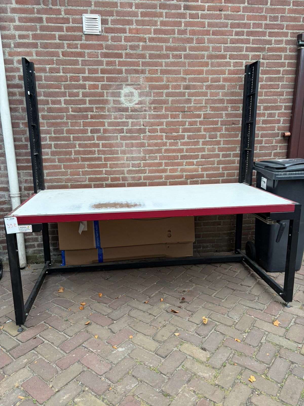 Werkbank, Ophalen, Zo goed als nieuw