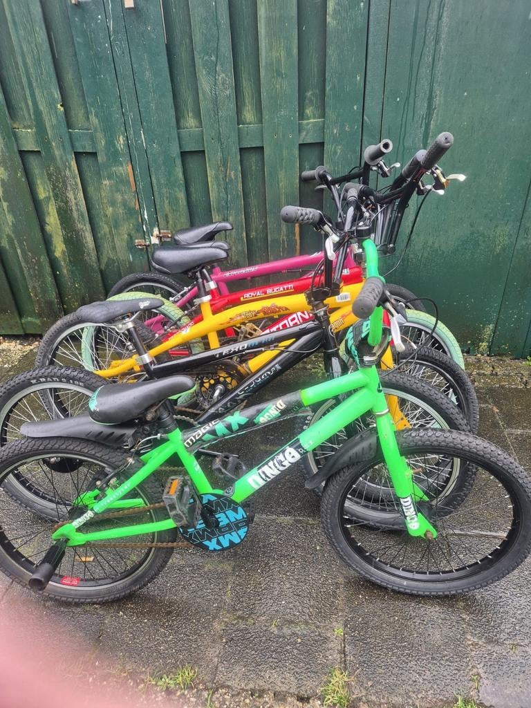 BMX en crossfietsen - Diverse modellen en kleuren, Gebruikt, Staal, Ophalen of Verzenden, V-brakes