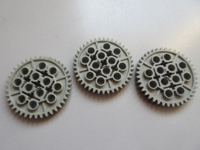 nr. 3196, 3 Grote Lego technisch tandwielen 3649, Ophalen of Verzenden, Gebruikt, Complete set, Lego