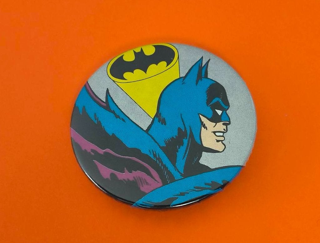 Batman button(nr.7), Ophalen of Verzenden, Nieuw, Overige onderwerpen, Button