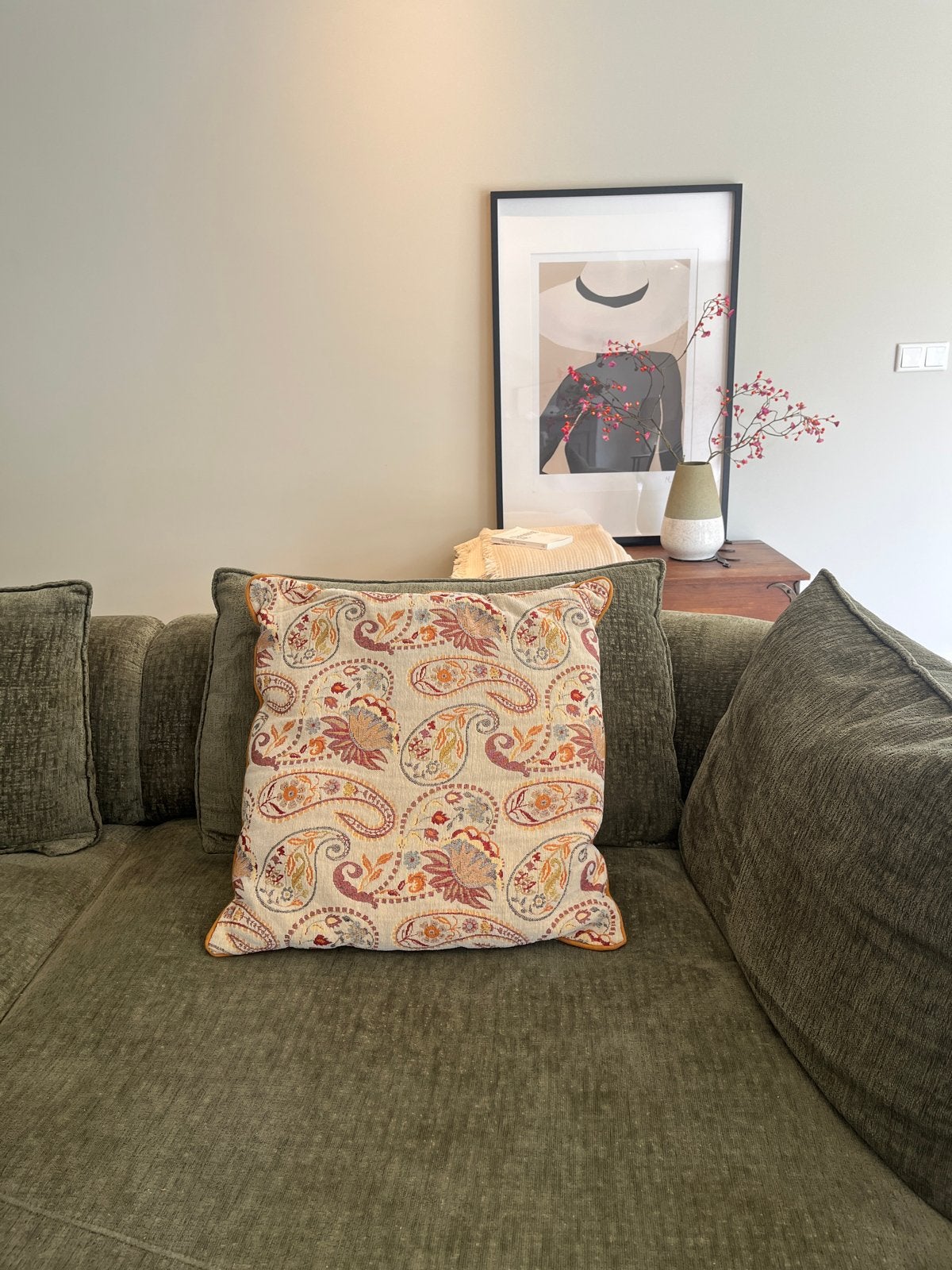 Sierkussen Sissy-Boy met Paisley print, Overige merken, Meerkleurig, Met print, Vierkant