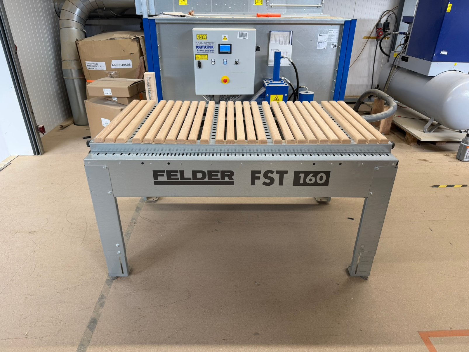 2x Felder FST 160 Schuurtafel - Ongebruikt, Ophalen, Zo goed als nieuw, Afzuiger