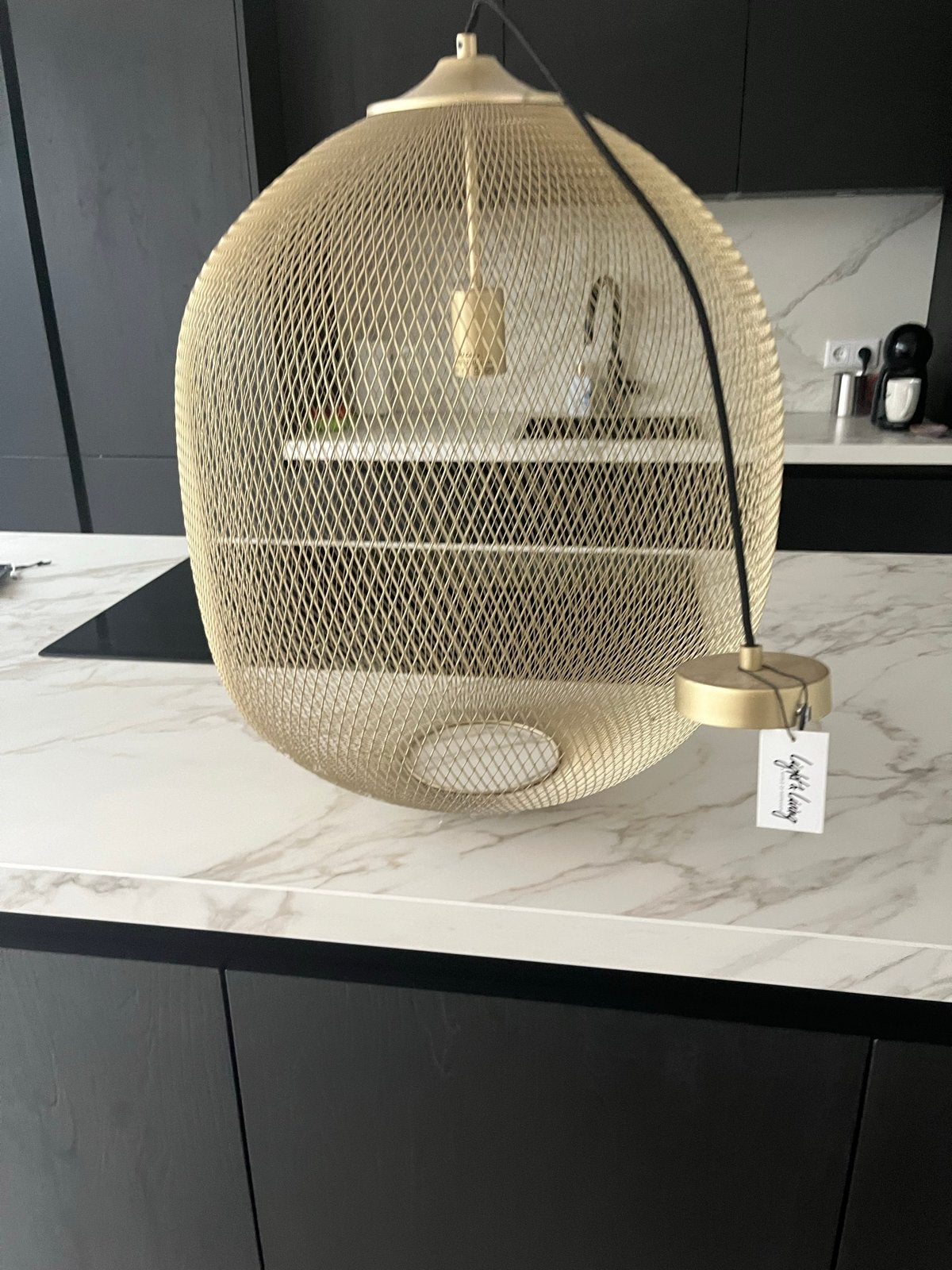 Nieuwe grote hanglamp van Light & living!, Huis en Inrichting, Lampen | Hanglampen, Ophalen, Nieuw, Metaal