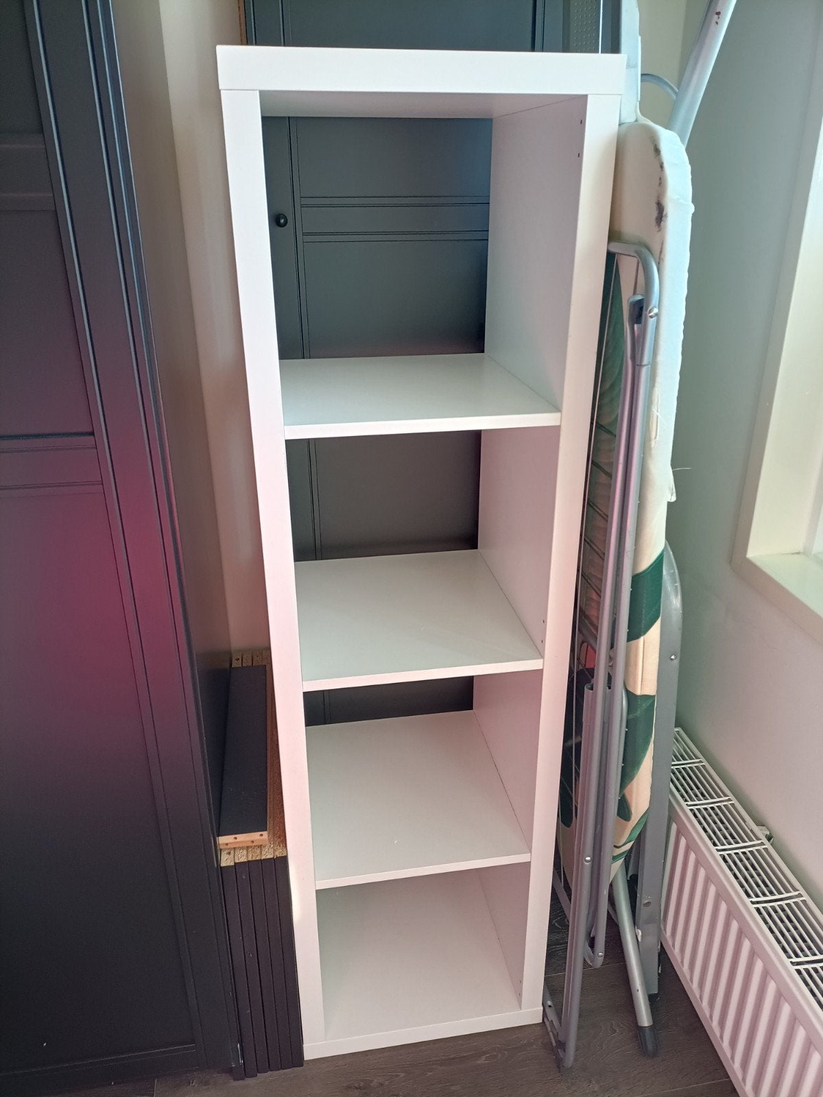 Ikea Kallax kast met 4 vakken - Wit, Ophalen, Gebruikt