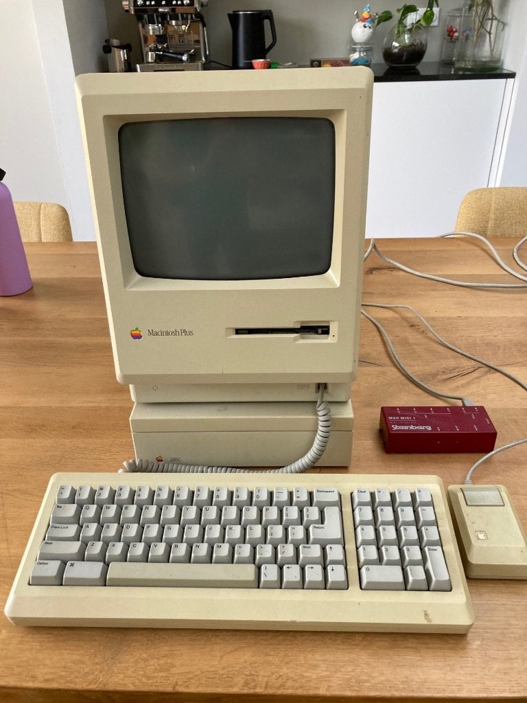 Apple Mackintosh Plus & HD & Steinberg Midi - Vintage, Ophalen, Apple Macintosh