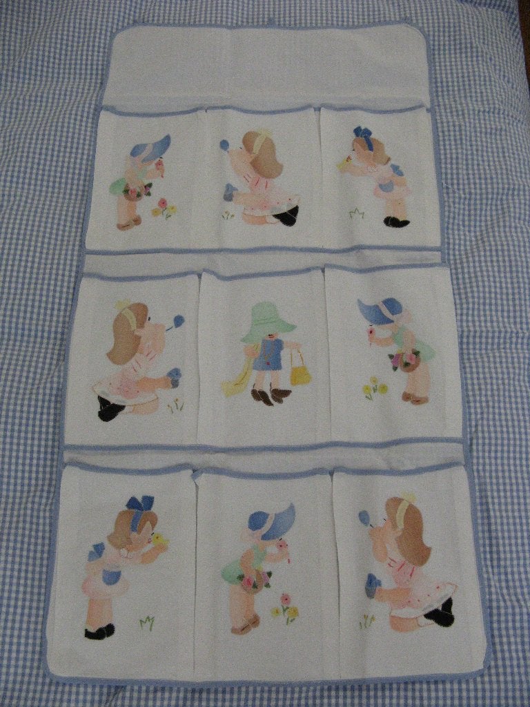 vintage Opbergzak baby/kinderkamer izgs, Wasbaar, Ophalen of Verzenden, Zo goed als nieuw, Wit