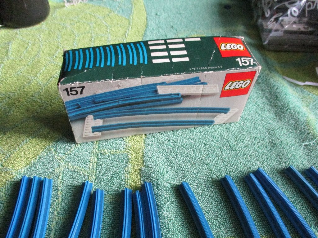 lego Set # 157 Gebogen baan, Kinderen en Baby's, Speelgoed | Duplo en Lego, Ophalen of Verzenden, Gebruikt, Complete set, Lego