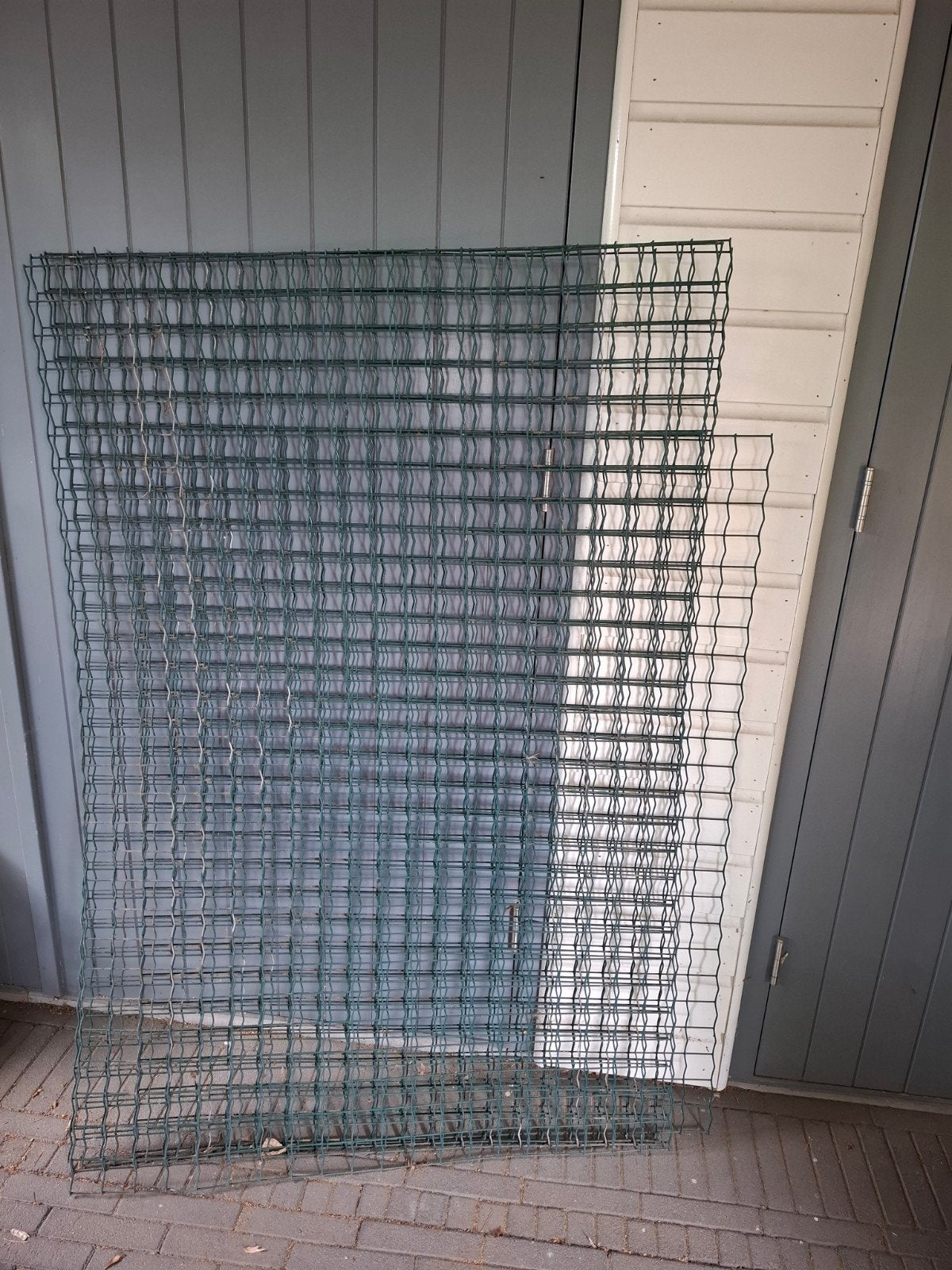 Metalen hekwerk, Tuin en Terras, Ophalen, Gebruikt, IJzer, Gaashekwerk