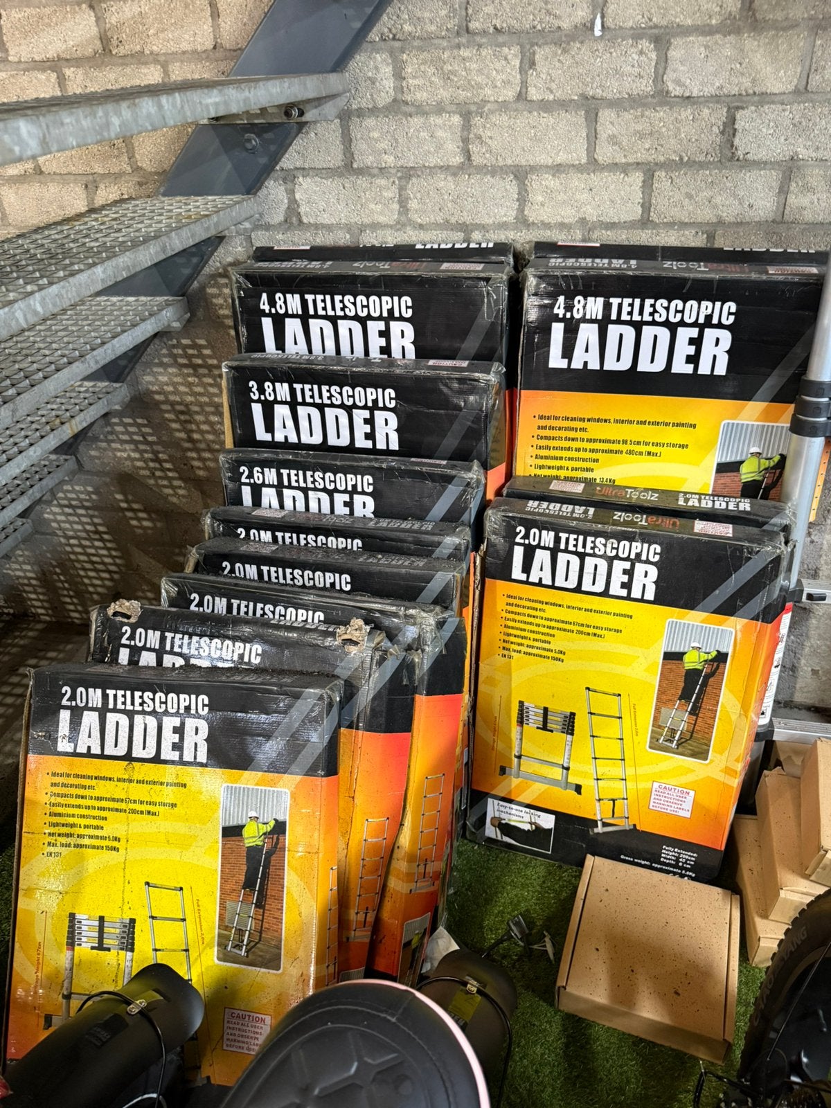 ✅DEAL✅ Telescoop ladder in div. maten zeer scherp geprijsd, Doe-het-zelf en Verbouw, Nieuw, Ophalen of Verzenden, Ladder, Opvouwbaar of Inschuifbaar