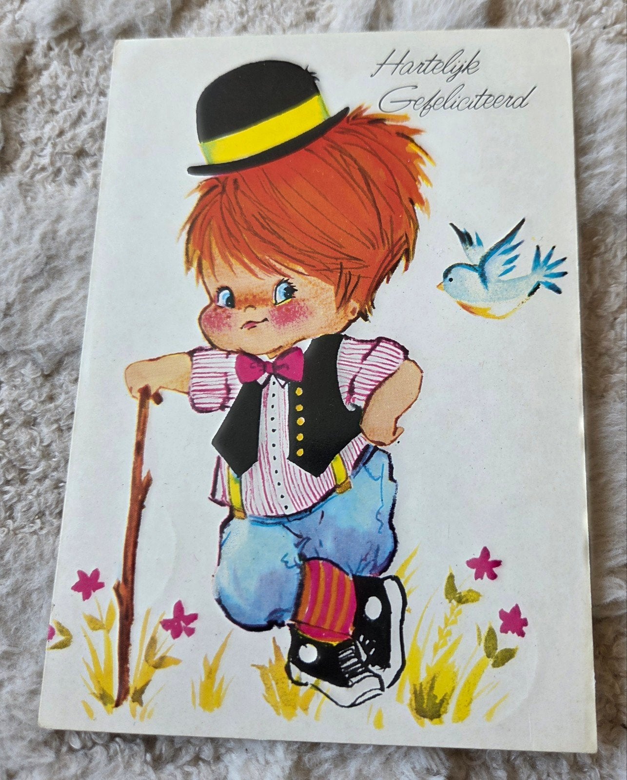 Jongetje met Hoed en Vogel, Verzamelen, Verzenden, 1980 tot heden, Gelopen, Kinderen