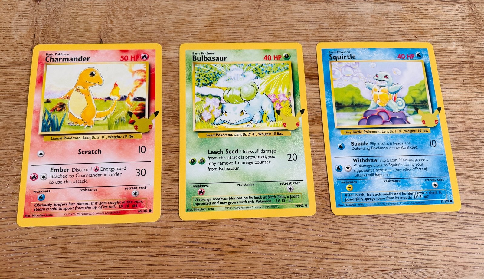 Jumbo Kanto Celebrations Pokémon kaarten (Charmander, Bulbas, Ophalen of Verzenden, Nieuw, Meerdere kaarten