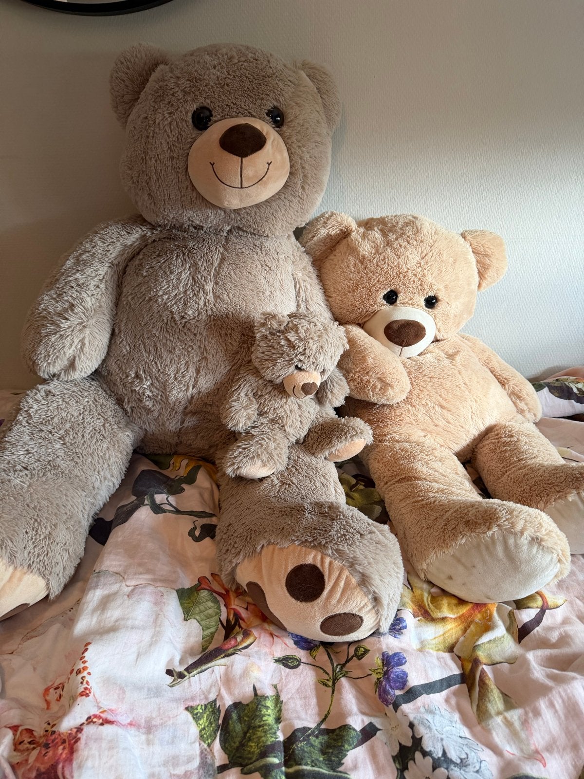 Grote en kleine teddyberen - set van 2, Ophalen, Gebruikt, Beer, Meerkleurig