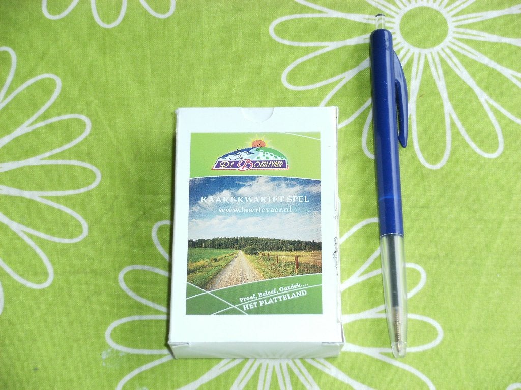 De Boerlevaer - Kaart kwartet spel - beleef het platteland, Ophalen of Verzenden, Zo goed als nieuw, Kwartet(ten)