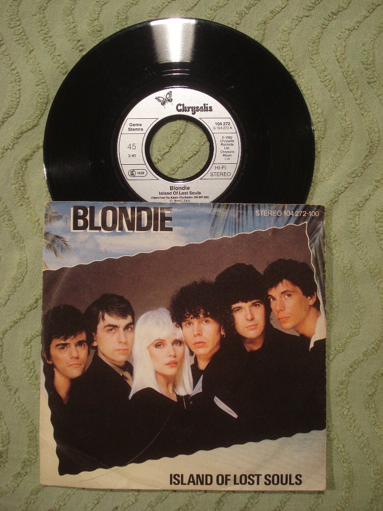 Blondie 7" Vinyl Single: ‘Island of lost souls’, Cd's en Dvd's, Ophalen of Verzenden, Zo goed als nieuw, 7 inch, Pop