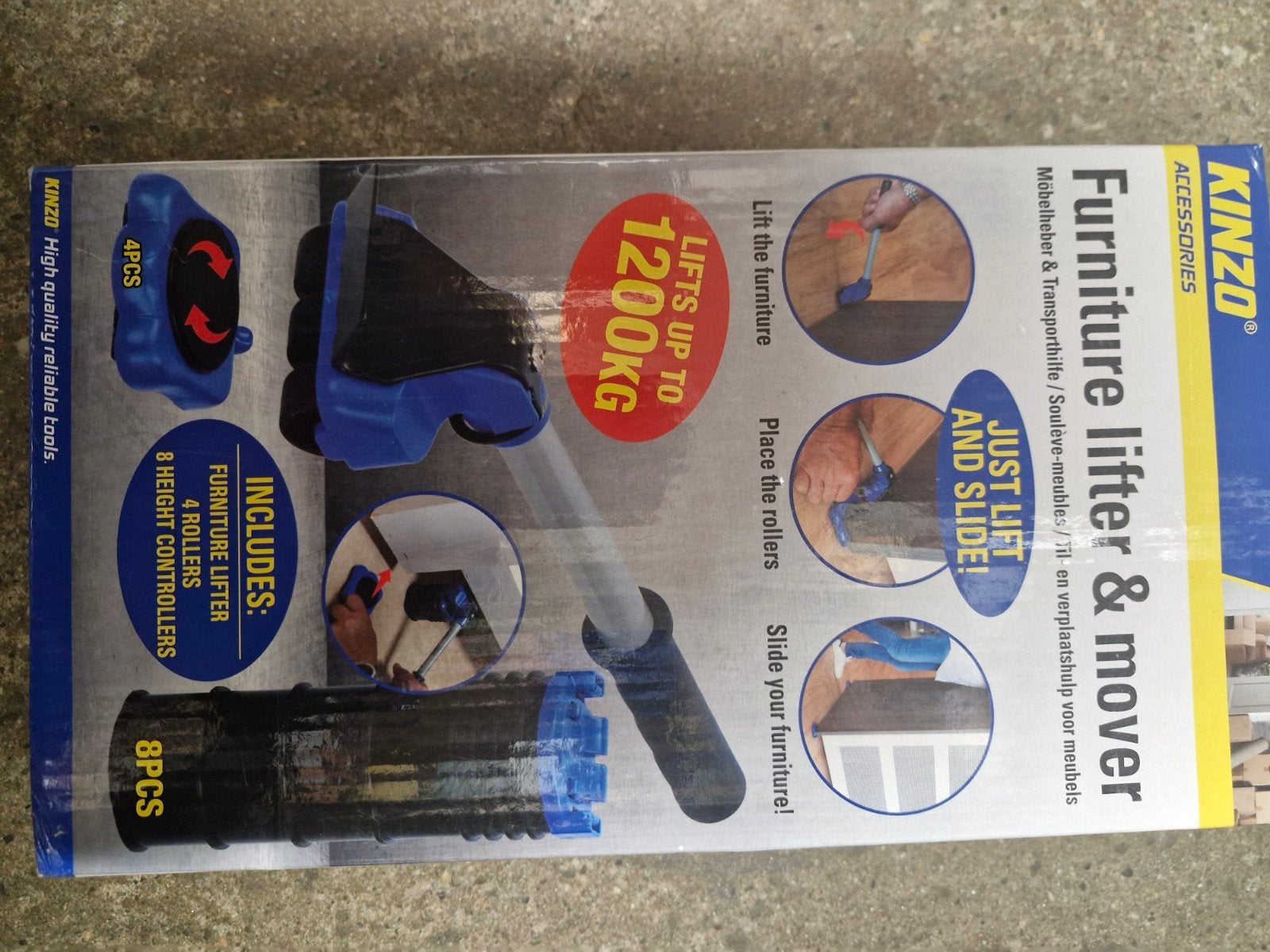 KINZO Meubel Lifter & Mover - Verplaats Meubels Eenvoudig, Ophalen