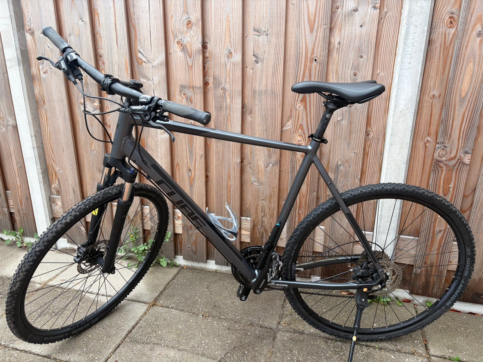 Cube Nature Pro (grijs) 29” crosshybride, Fietsen en Brommers, Fietsen | Heren | Sportfietsen en Toerfietsen, Gebruikt, Vering