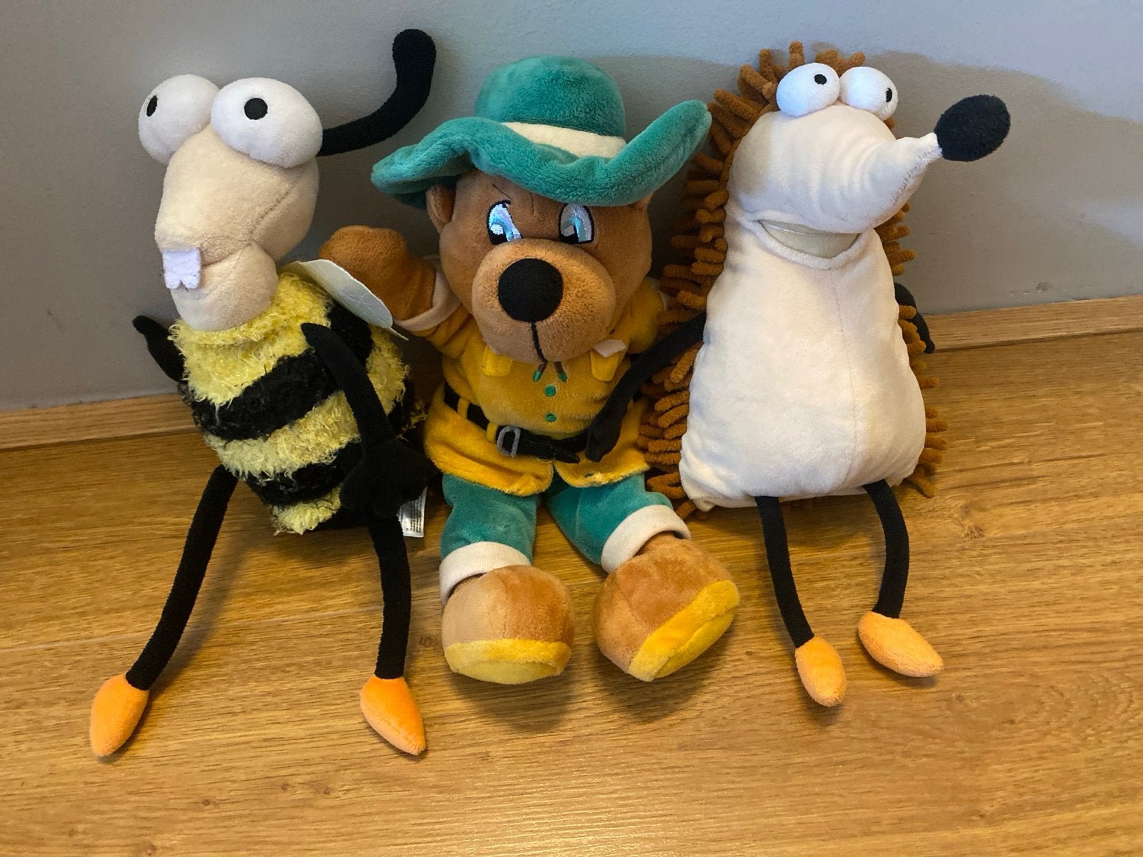 Bollo knuffelset: Bollo, Bij en Egel, Ophalen, Overige merken, Overige karakters, Beer