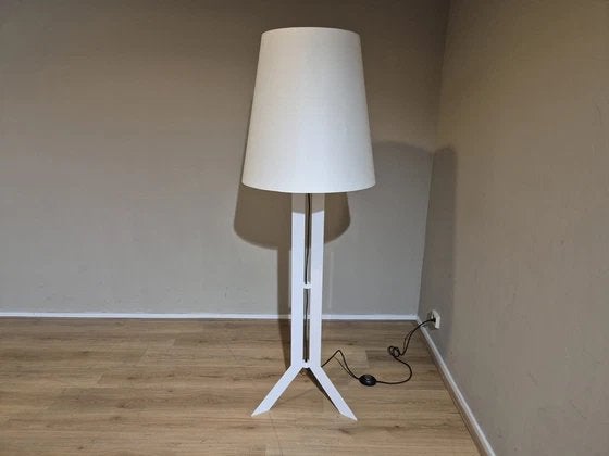 Arco ZTAHL Vloerlamp Wit Staal, Niet ingevuld, Zo goed als nieuw, Niet ingevuld, Niet ingevuld