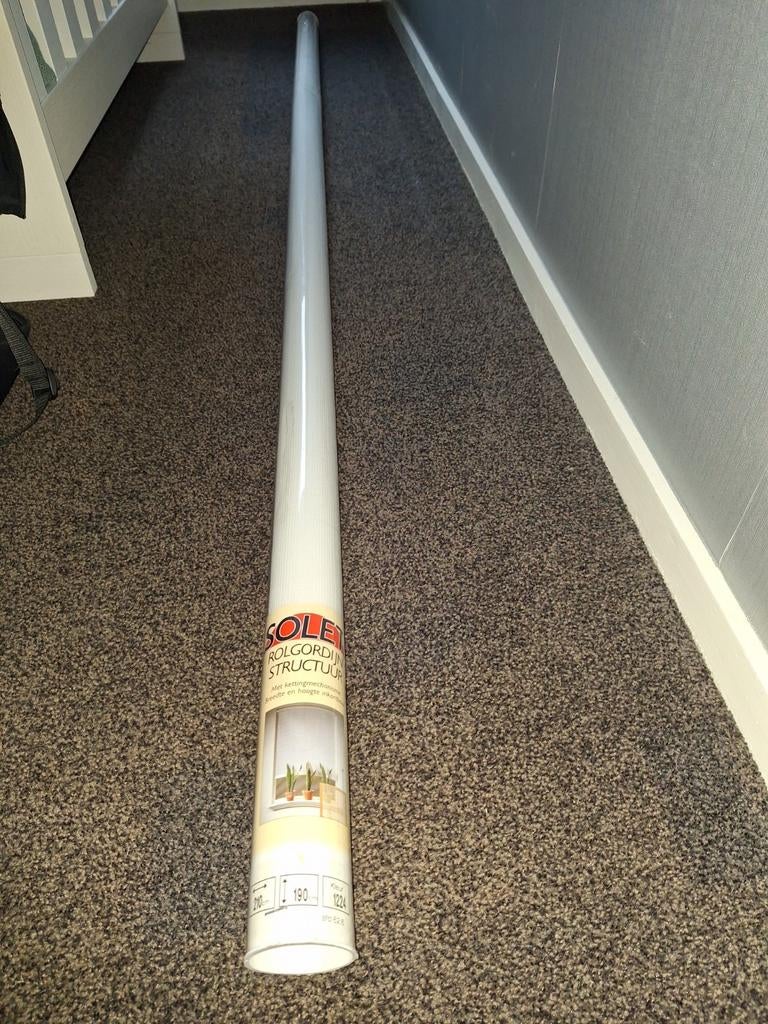 Rolgordijn wit nieuw 210 x  190 cm, Ophalen, Wit, Nieuw, 200 cm of meer