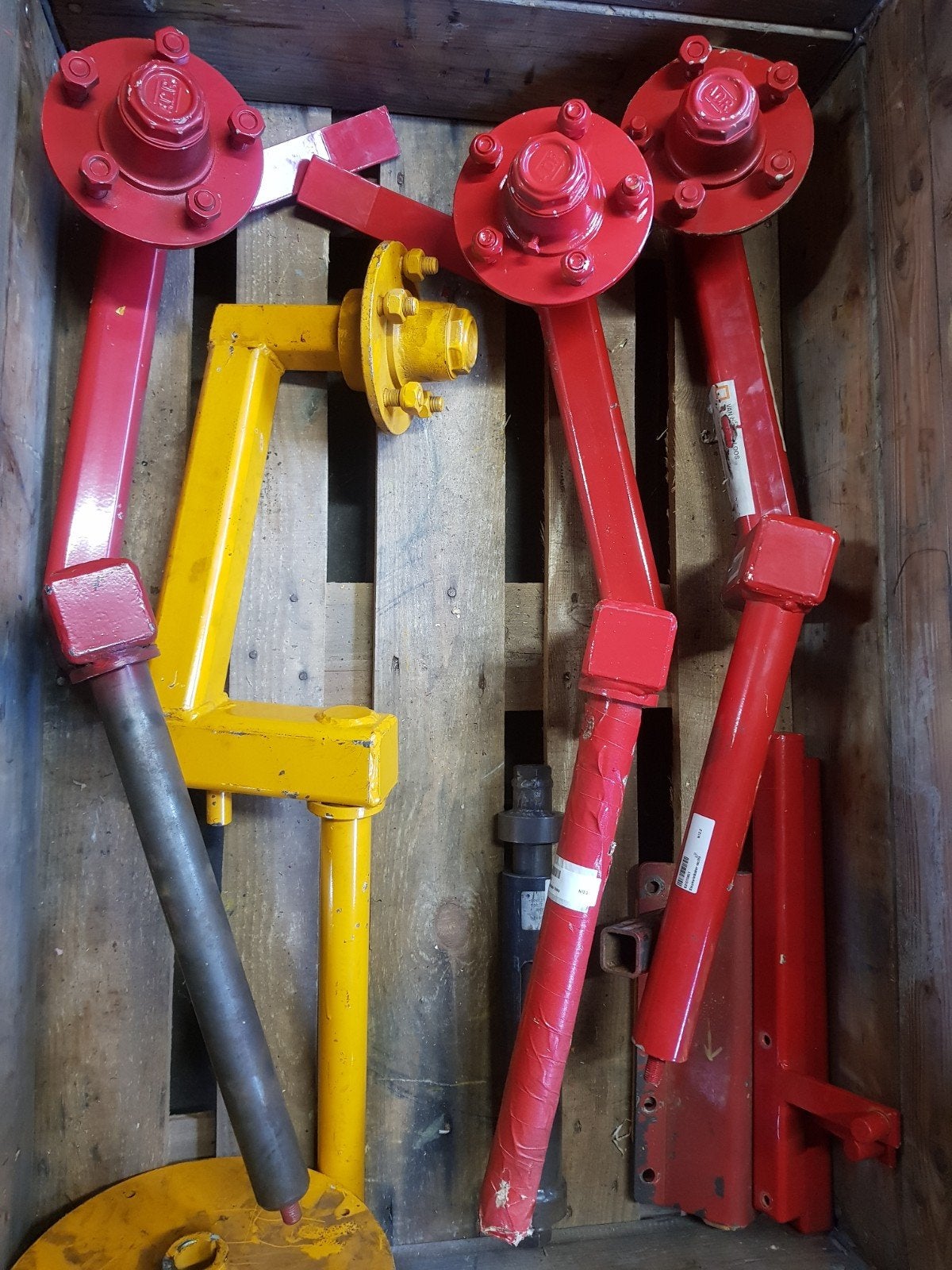 steunwielen Agrifac ontbladeraar, Ophalen, Nieuw