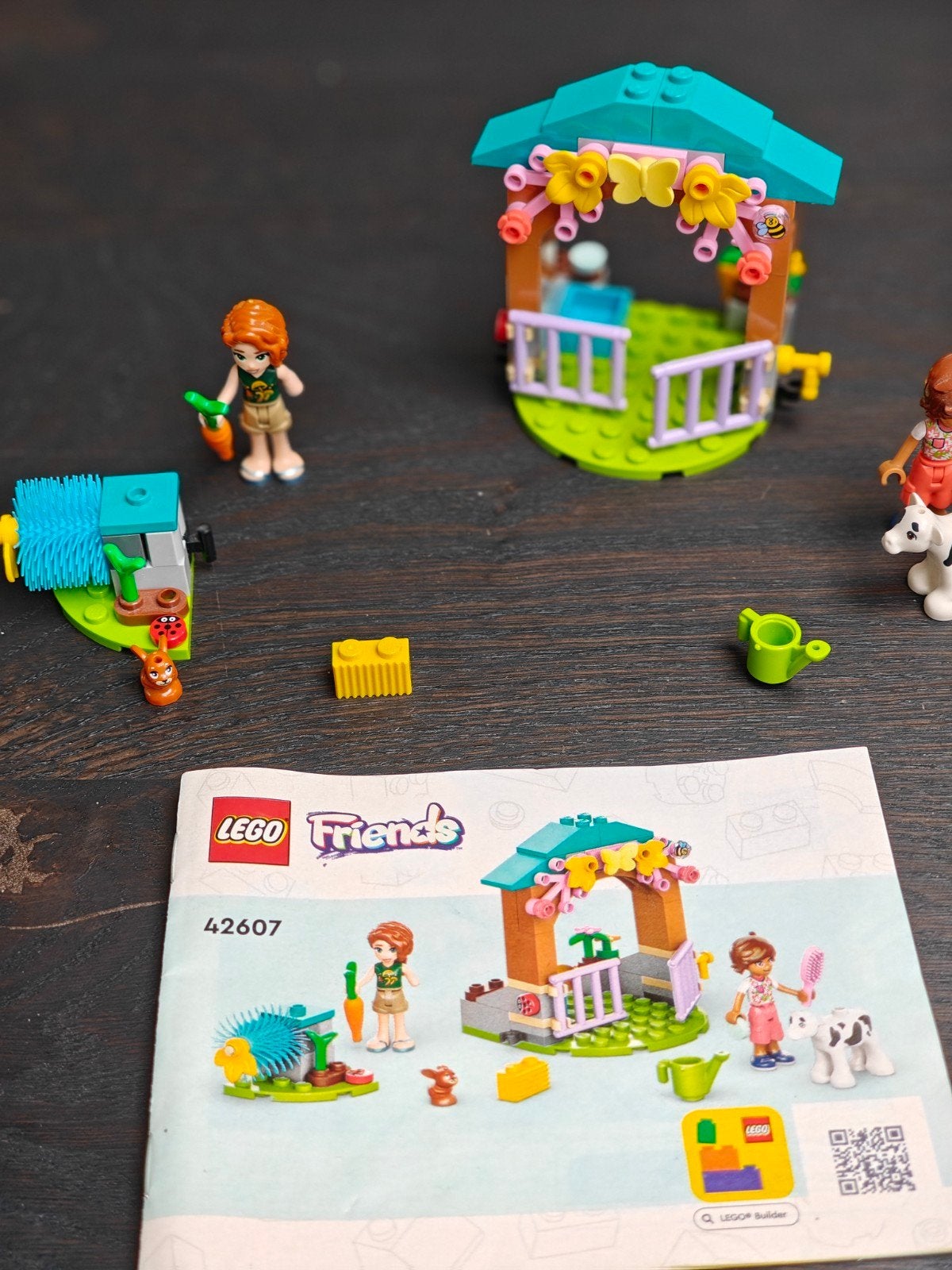 LEGO Friends 42607: Tuinbouwset met Egel en Konijn, Ophalen of Verzenden, Zo goed als nieuw, Overige merken