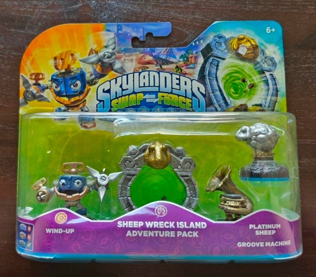 Skylanders swap force sheep wreck island adventure pack, Avontuur en Actie, 2 spelers, Ophalen of Verzenden, Zo goed als nieuw